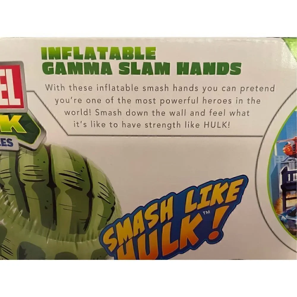 2012 Playskool Heroes Marvel Avengers Hulk Inflatable Gamma Slam Hands New